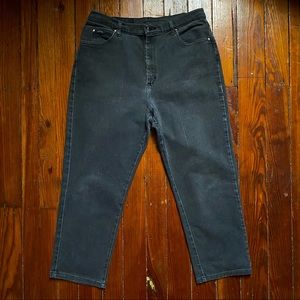 Riders • Charcoal Straight Leg Denim Jeans • Plus Size